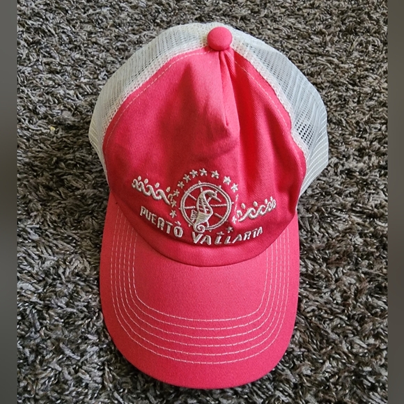 Free People Puerto Vallarta Adjustable Spring Break Trucker Hat NWOT - Picture 2 of 4
